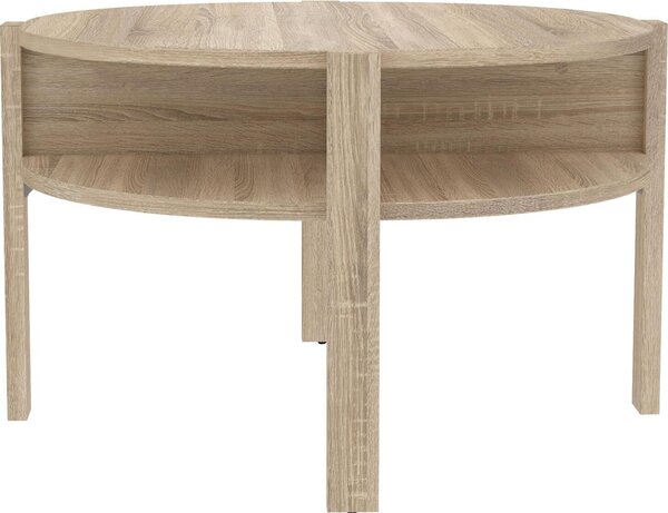 Tavolino da salotto >Topiros< in rovere Sonoma - 74,4x45,5x74,4 cm (LxAxP)