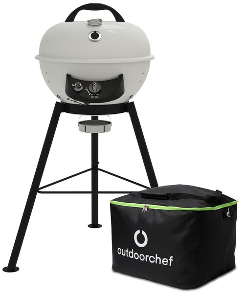 Barbecue a gas Outdoorchef City 420 G, modello a sfera, cod. art. 18.129.05, colore vaniglia