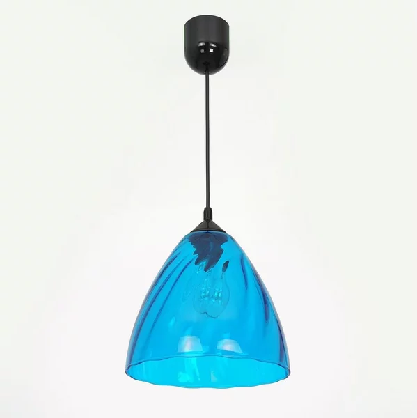 Lampadario a sospensione con filo FLASH 1xE27/60W/230V blu