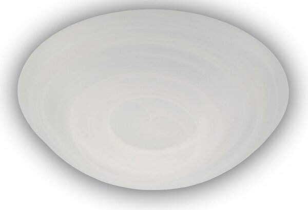 Plafoniera a LED plafone ciotola rotonda in vetro alabastro Ø30cm Lampada da cucina a LED dimmerabile