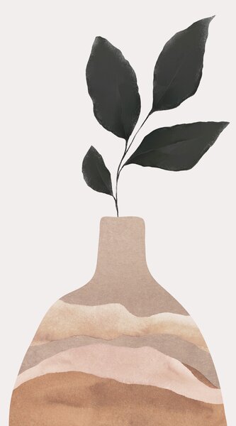 Illustrazione Vase layers, Melloi Art Prints, (26.7 x 40 cm)