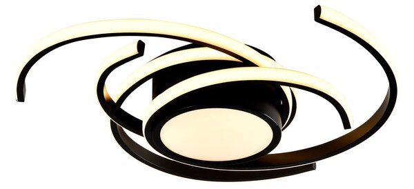 LQWELL Lampada da soffitto a LED, 33W 3000K, lampada moderna per cucina e camera da letto in alluminio, ideale per soggiorno, camera da letto e ufficio, 560*560*100 mm