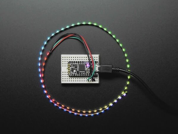 Strisce LED Adafruit Ultra Skinny NeoPixel 1515, larghezza 4 mm, 50 cm