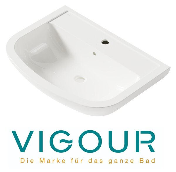 Lavabo VIGOUR ONE 60 x 45 cm, bianco
