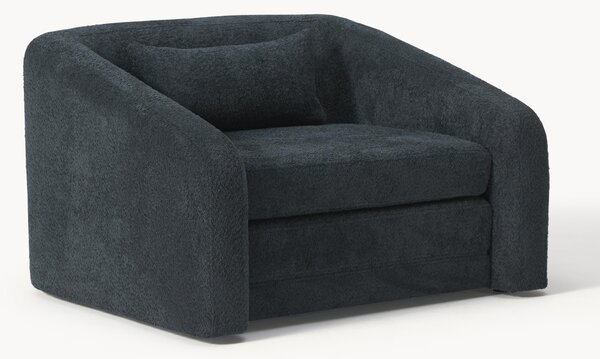 Poltrona letto in teddy-bouclé Eliot