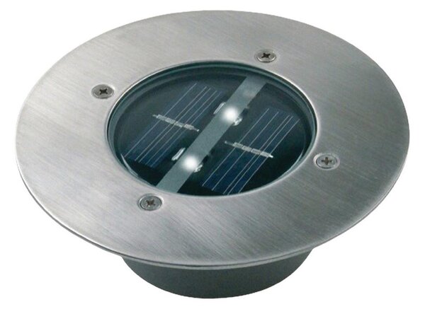 Ranex RA-5000197 - Riflettore LED solare con sensore LED/0,12W/2xAAA IP67 cerchio