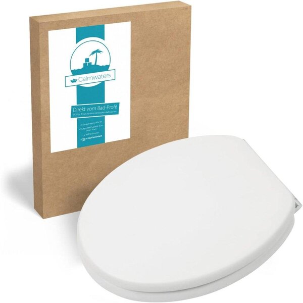 Calmwaters sedile wc sovrapposto forma o ovale abbassamento a