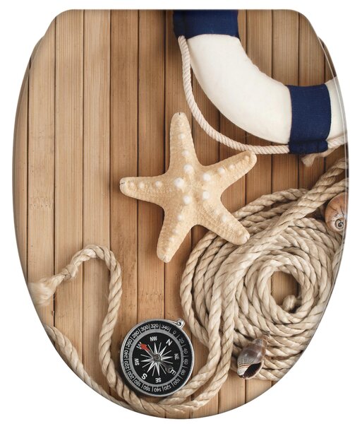Sedile WC SANILO® con chiusura ammortizzata e chiusura rapida Maritime, coperchio per WC direttamente dal produttore, coperchio per WC, sedile per WC, coperchio per WC, sedile per WC