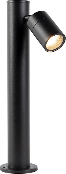Lampada da esterno nera, 45 cm, orientabile, IP44, modello Solo