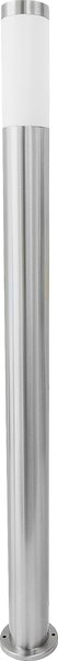 Grafner lampada da sentiero attacco E27, acciaio inox, altezza: 110 cm, lampada da sentiero lampada da giardino lampada da giardino piantana lampada da esterno piantana luce dissuasoria