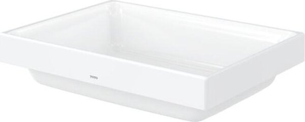 TOTO CS lavabo à poser, sans trou pour robinetterie, avec trop-plein, 500x370mm, Cefiontect, LW1715WH, LW1715WH
