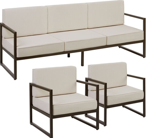Set da giardino Comosa per 5 persone, imbottitura XXL