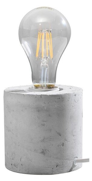 Lampada da tavolo SALGADO 1xE27/60W/230V cemento