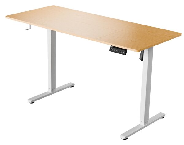 LUTIVO Scrivania regolabile in altezza, modello Foxtrot, elettrica, 140x60 [NUOVO]. Scrivania regolabile in altezza, elettrica, estremamente silenziosa