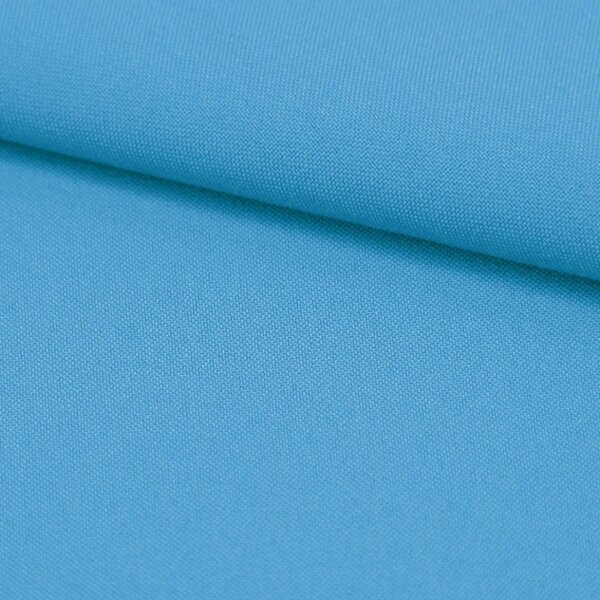 Tessuto tinta unita Panama MIG14 azzurro, altezza 150 cm