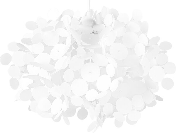 BELIANI Lampada a sospensione con paralume in plastica bianca a forma di nuvola di cerchi. Stile scandinavo moderno. Illuminazione per bambini e ragazzi