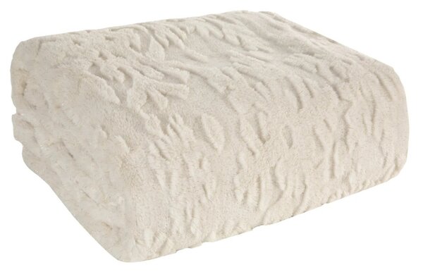 Coperta natalizia decorata con graziosi fiocchi di neve
