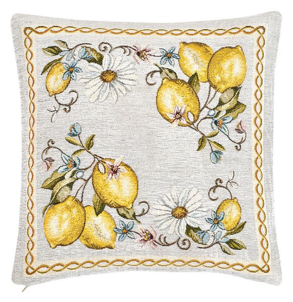 Federa cuscino gobelin Limoni Chenille IT117