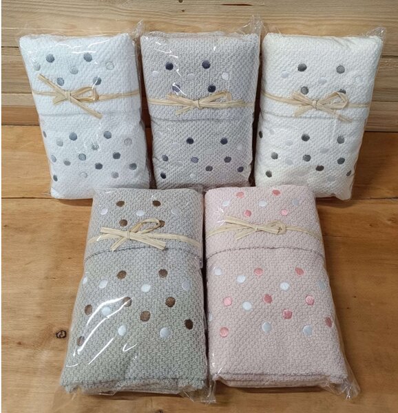 Set regalo di 2 pz asciugamani in spugna MIGDU4 40x60 cm + 50x100 cm