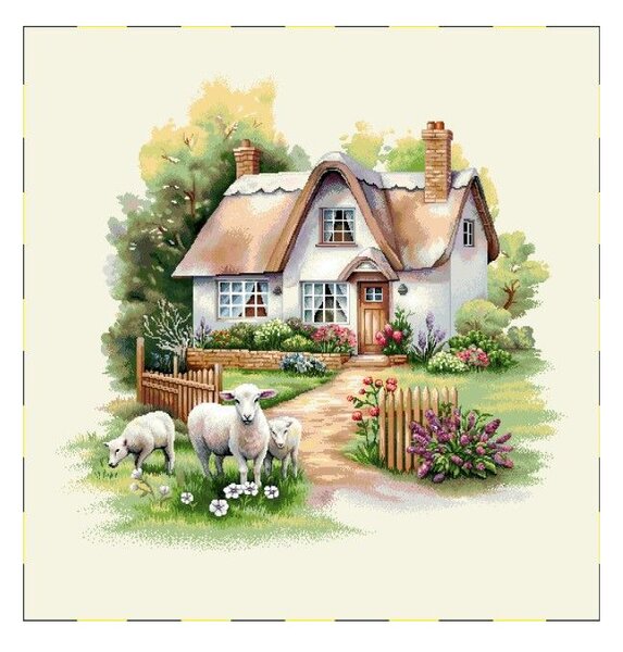 Federa cuscino gobelin 42x42 cm Eden 1343 A NA