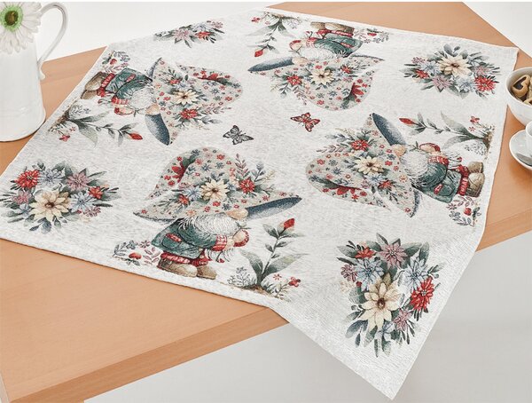 Tovaglia Gobelin Elfo di primavera 90x90 cm Chenille IT118