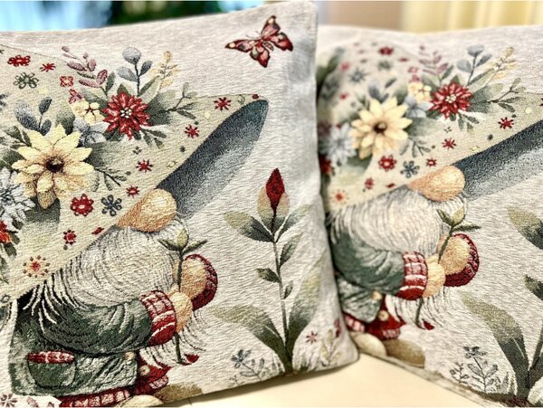 Federa cuscino gobelin Elfo di primavera Chenille IT118