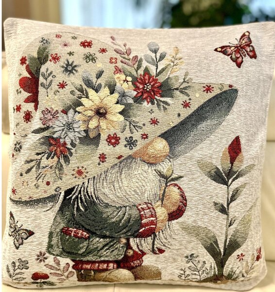 Federa cuscino gobelin Elfo di primavera Chenille IT118