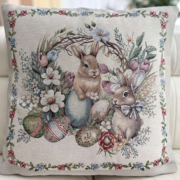 Federa cuscino gobelin pasquale 42x42 cm MIGD017