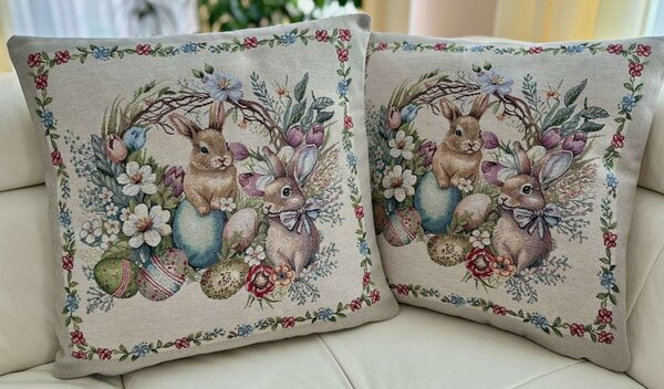 Federa cuscino gobelin pasquale 42x42 cm MIGD017