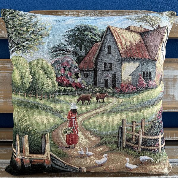 Federa cuscino gobelin 42x42 cm Eden 6230