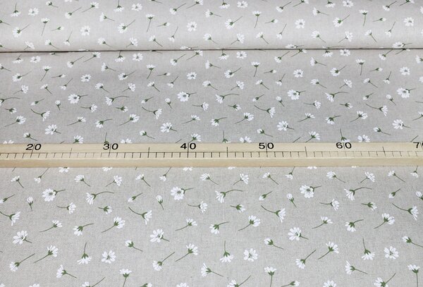 Tessuto decorativo al metro - Margherite, al. 140 cm