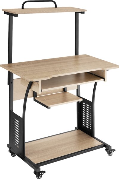 Scrivania tectake® Fife 80 x 65,5 x 130,5 cm