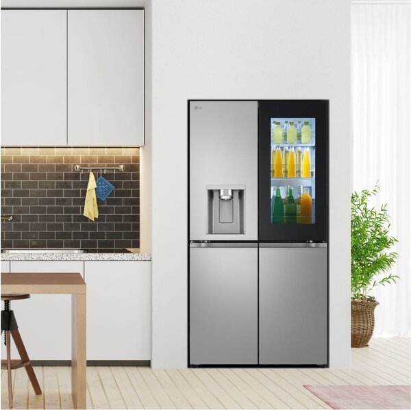 Lg Frigorifero Americano Side by Side Capacit 646 Litri Classe energetica E Raffreddamento No Frost colore Argento - GMK961PY5E InstaView