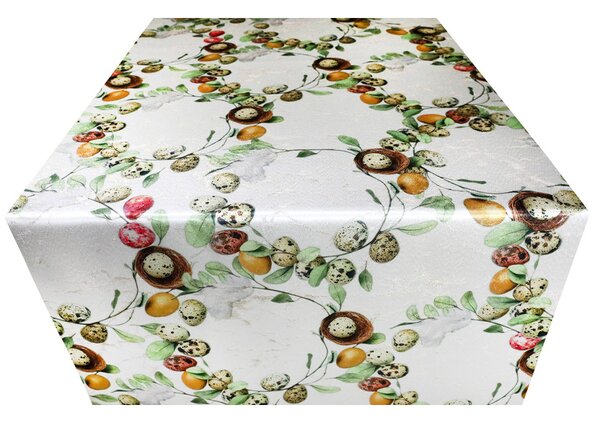 Runner da tavolo impermeabile in jacquard pasquale