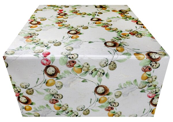 Runner da tavolo impermeabile in jacquard pasquale