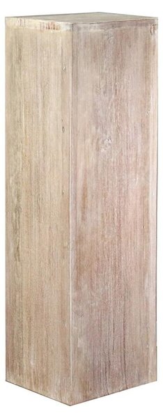 Colonna Colonna in legno Colonna decorativa Piedistallo Supporto Base Portafiori in legno Bianco/bianco sporco grande 85 cm