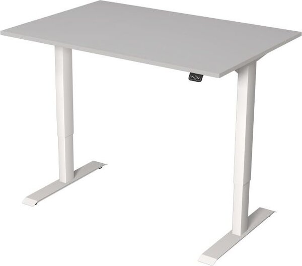 Kerkmann 3596 kerkmann Scrivania per sedersi/alzarsi Move 1, (L) 1.200 mm, grigio chiaro