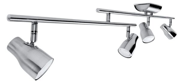 Elegante plafoniera a LED con faretti mobili