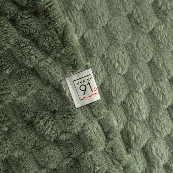 Coperta Cindy6 con effetto 3D verde militare