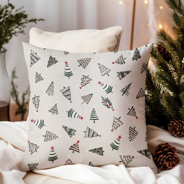 Federa decorativa natalizia Albero di Natale