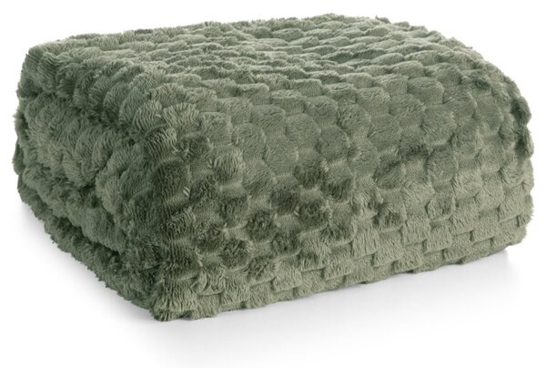 Coperta Cindy6 con effetto 3D verde militare