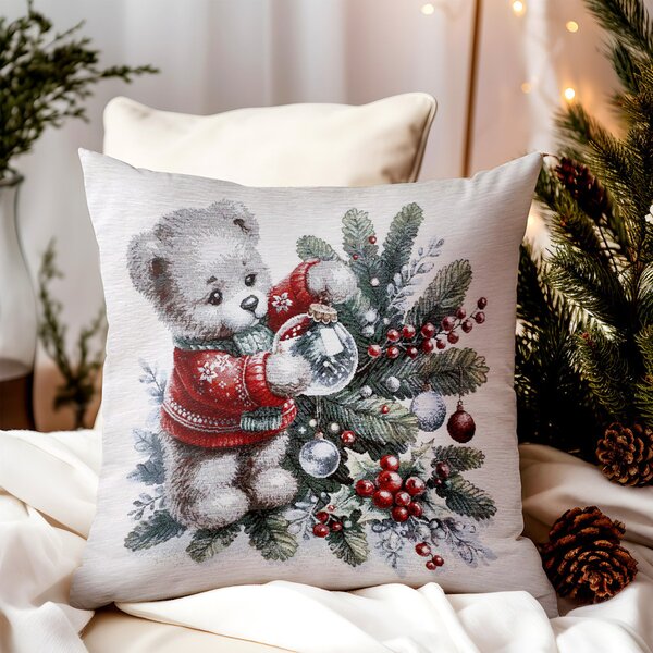 Federa cuscino gobelin di gobelin 42x42 cm Chenille 6273