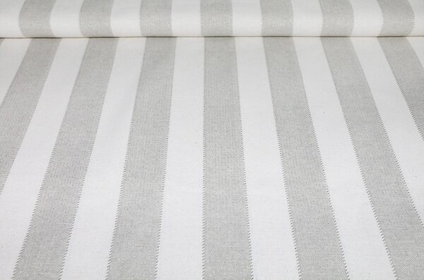 Tovaglia natalizia a righe dorate con lurex