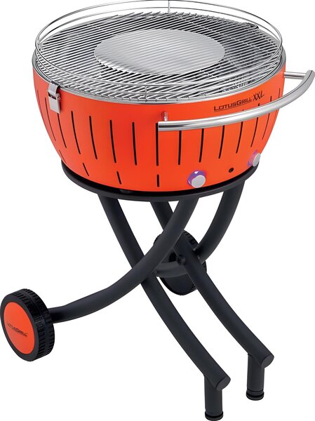 Lotus grill XXL (G600) da giardino 21,8 kg, arancione mandarino con connessione USB