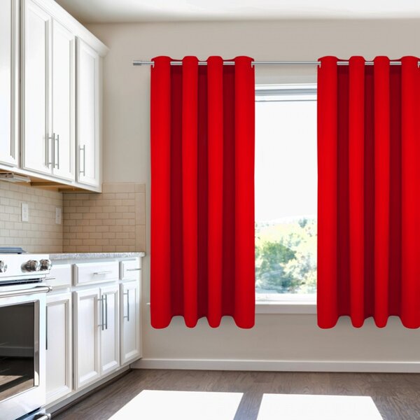 Tenda su anelli Heaven rosso