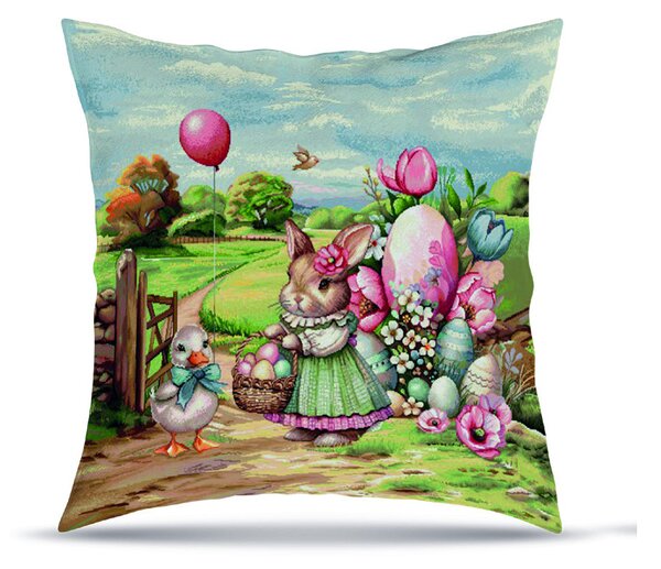 Federa cuscino gobelin pasquale 42x42 cm MI04