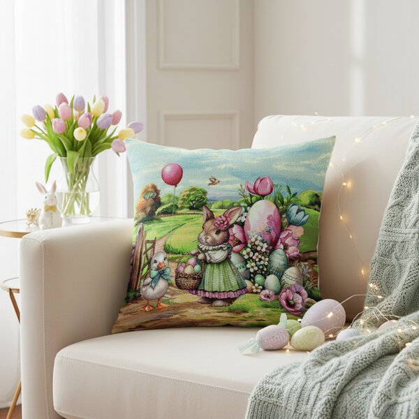Federa cuscino gobelin pasquale 42x42 cm MI04