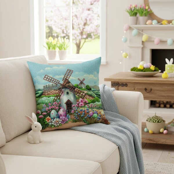 Federa cuscino gobelin pasquale 42x42 cm MI08