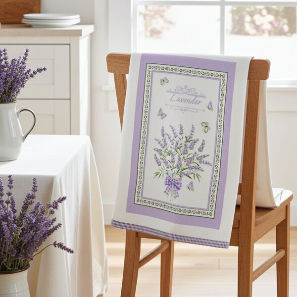 Strofinaccio spugnia da cucina Lavanda 50x70 cm