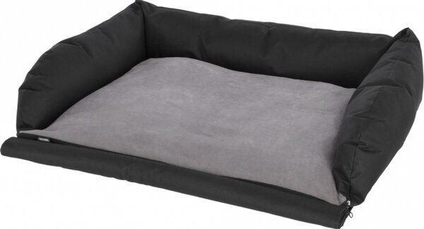 Lettino per cani Kerbl car 80x60 cm grigio e nero
